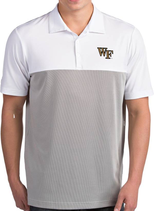 Antigua Men's Wake Forest Demon Deacons Venture White Polo