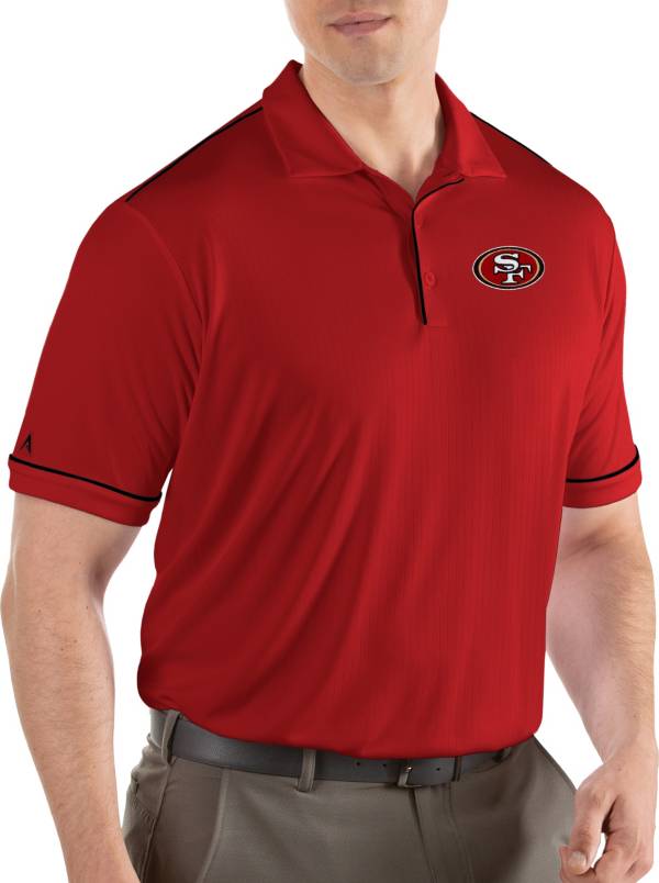 Antigua Men's San Francisco 49ers Salute Red Polo