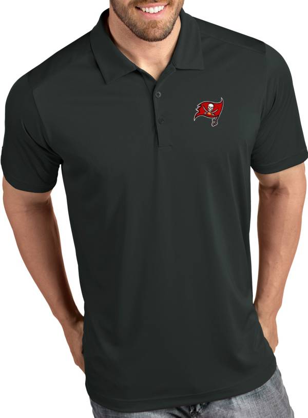 Antigua Men's Tampa Bay Buccaneers Tribute Grey Polo product image