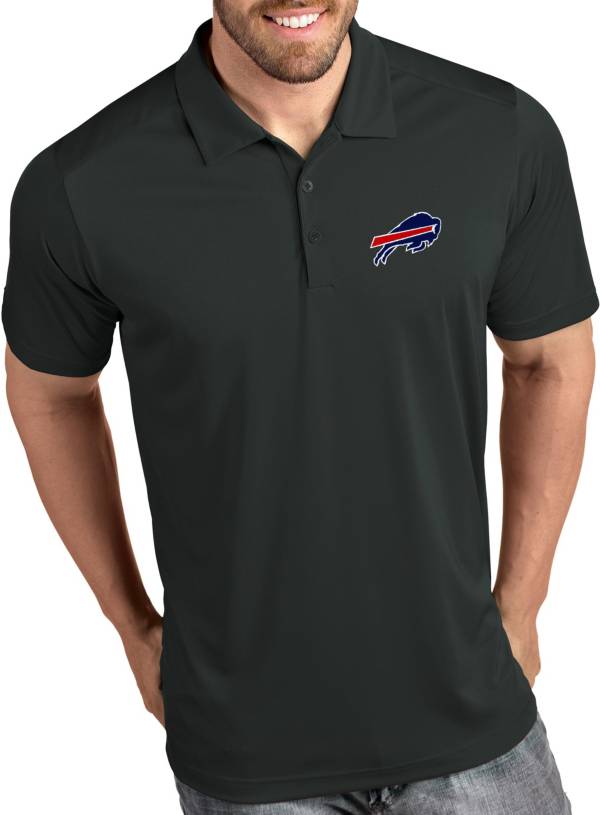 Antigua Men's Buffalo Bills Tribute Grey Polo