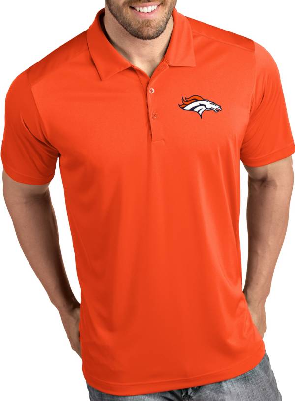 Antigua Men's Denver Broncos Tribute Orange Polo product image