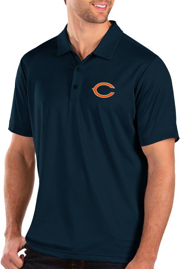 Antigua Men's Chicago Bears Balance Navy Polo