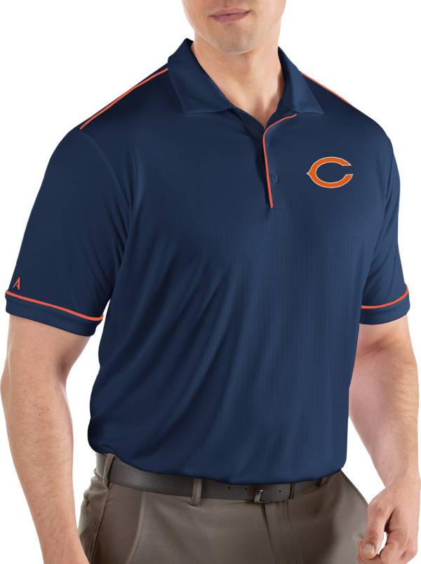 Antigua Men's Chicago Bears Salute Navy Polo