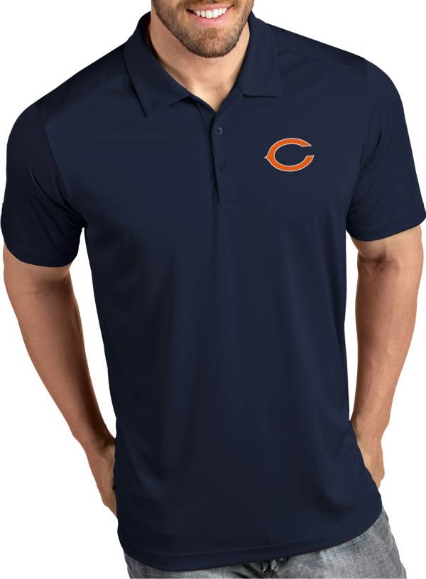 Antigua Men's Chicago Bears Tribute Navy Polo