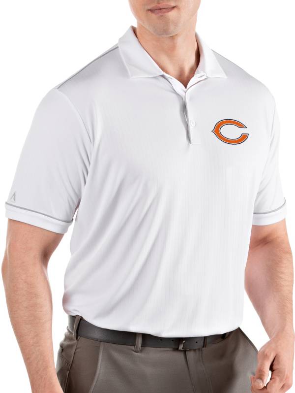 Antigua Men's Chicago Bears Salute White Polo