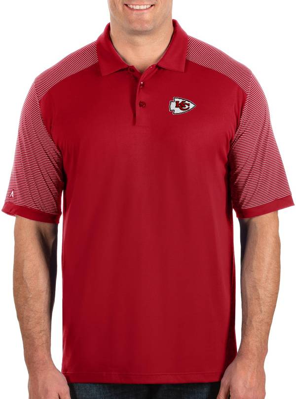 Antigua Men's Kansas City Chiefs Engage Performance Red Polo