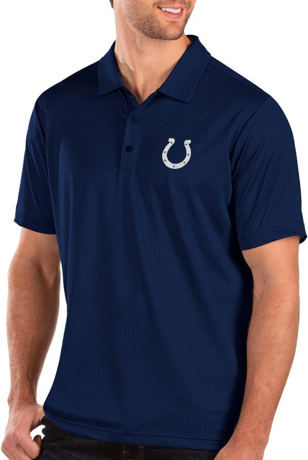 Antigua Men's Indianapolis Colts Balance Royal Polo