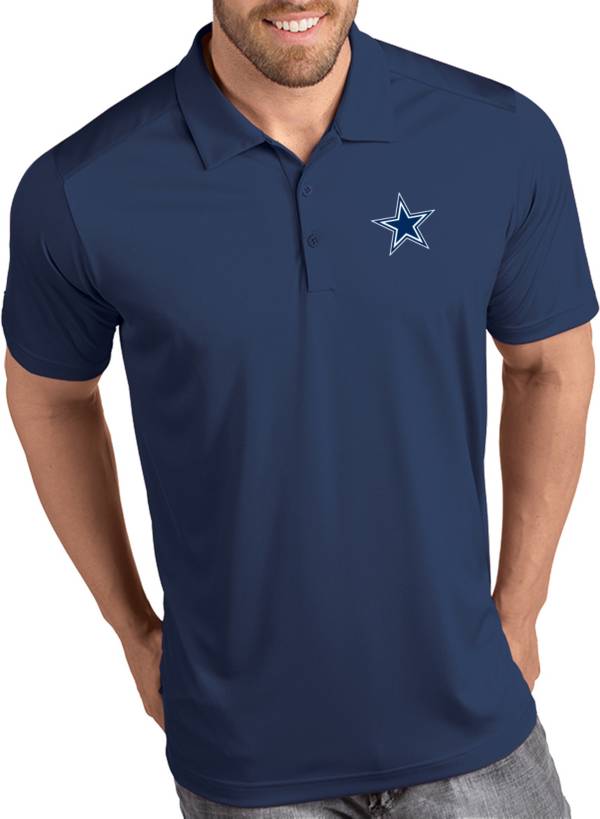 Antigua Men's Dallas Cowboys Tribute Navy Polo