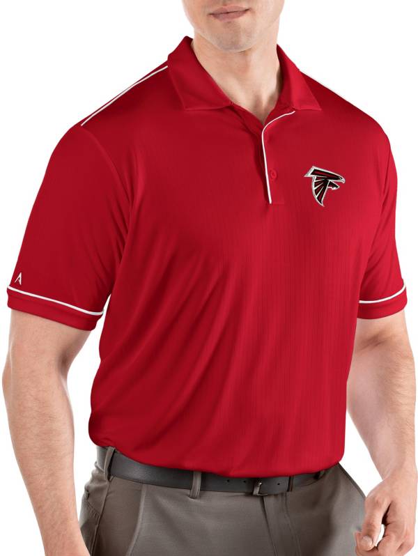 Antigua Men's Atlanta Falcons Salute Red/White Polo