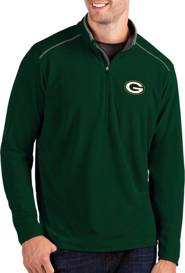 Antigua Men's Green Bay Packers Glacier Green Quarter-Zip Pullover product image