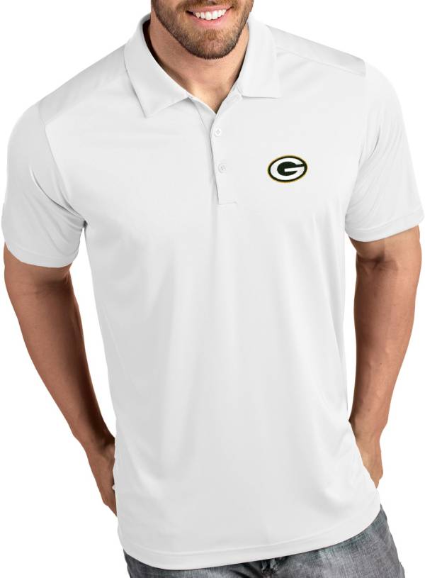 Antigua Men's Green Bay Packers Tribute White Polo product image