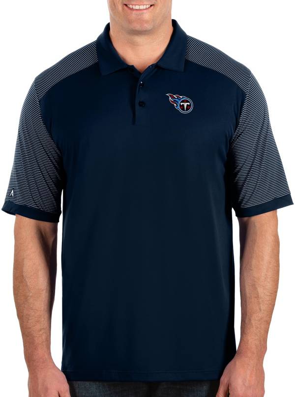 Antigua Men's Tennessee Titans Engage Performance Navy Polo product image