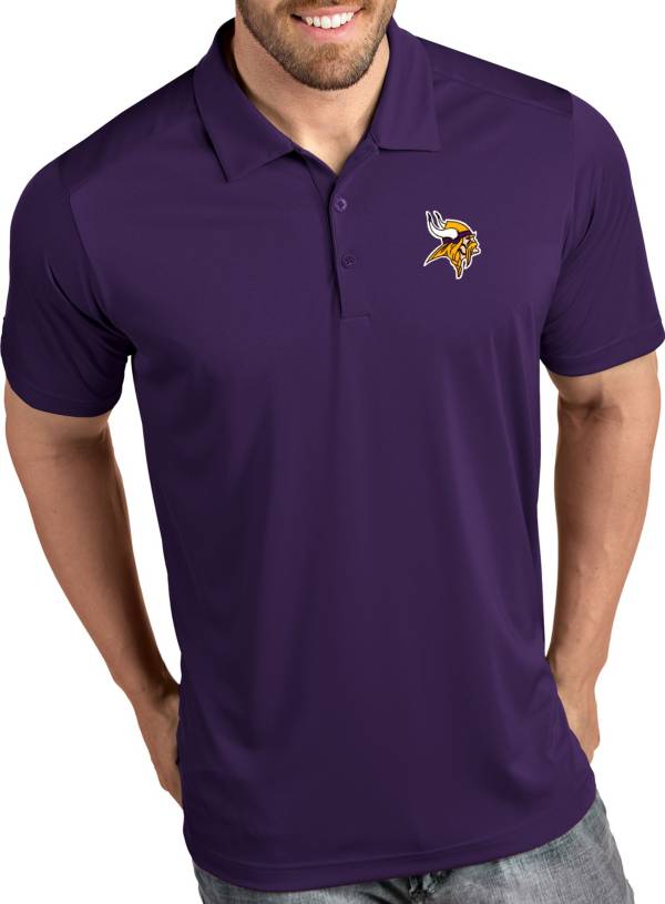 Antigua Men's Minnesota Vikings Tribute Purple Polo product image