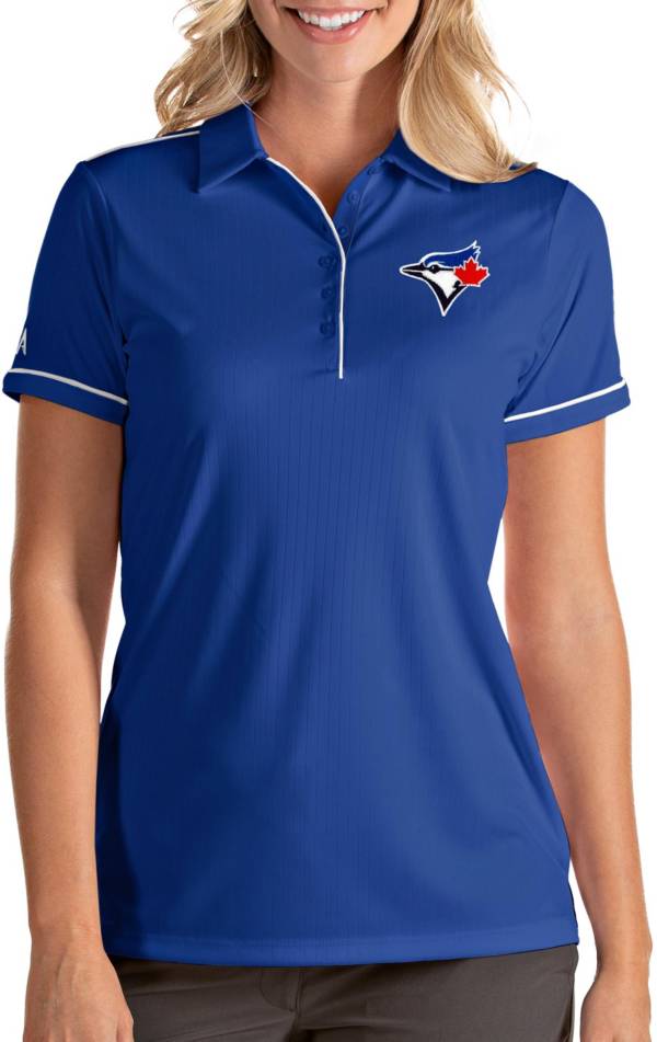 Antigua Women's Toronto Blue Jays Salute Royal Performance Polo