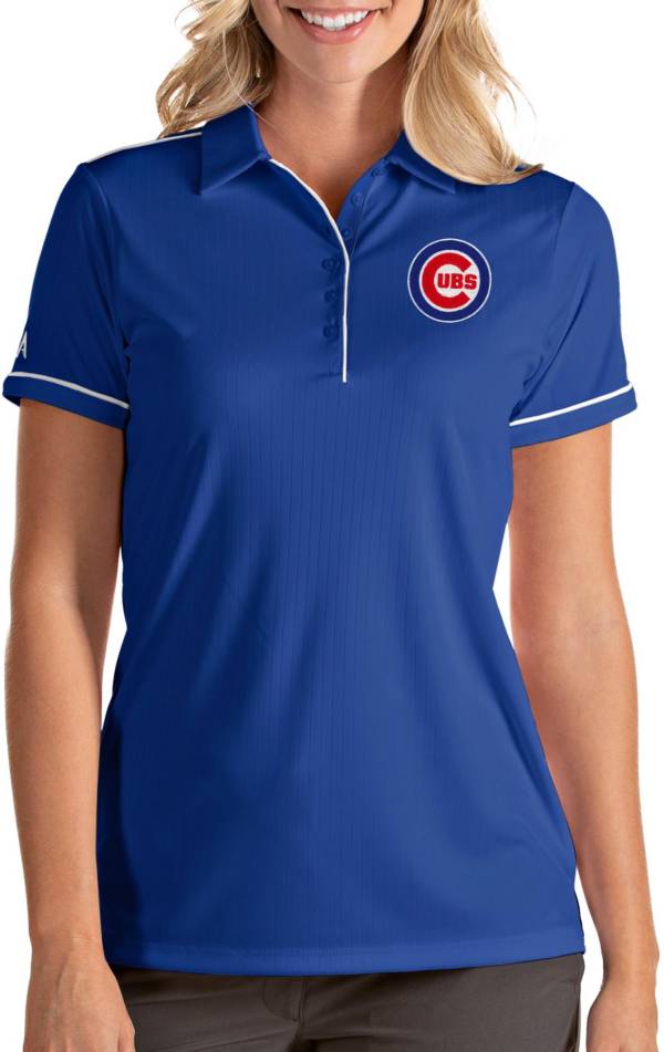 Antigua Women's Chicago Cubs Salute Royal Performance Polo