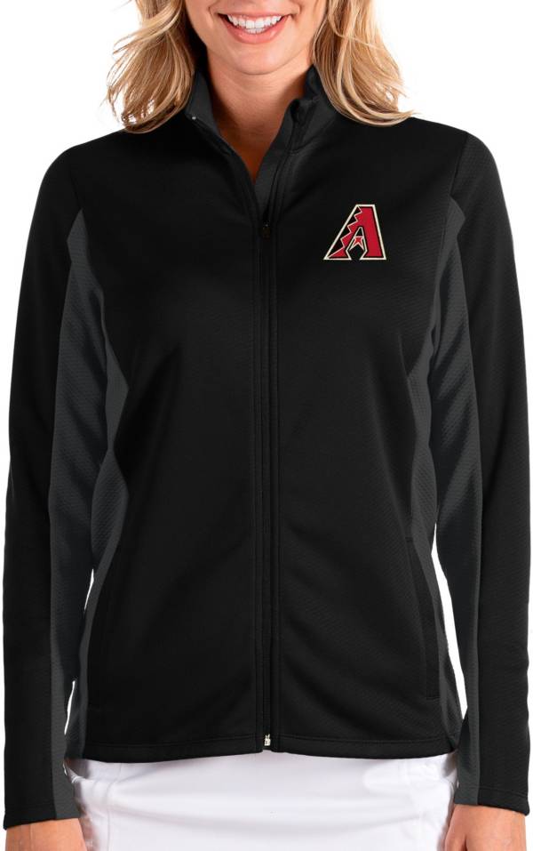 Antigua Women's Arizona Diamondbacks Black Passage Full-Zip Jacket