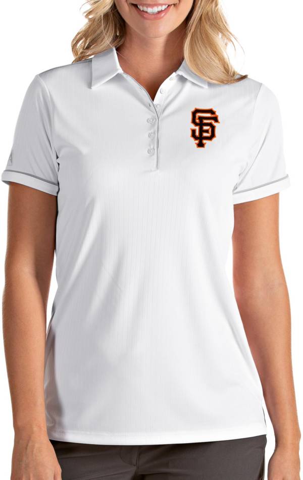 Antigua Women's San Francisco Giants Salute White Performance Polo