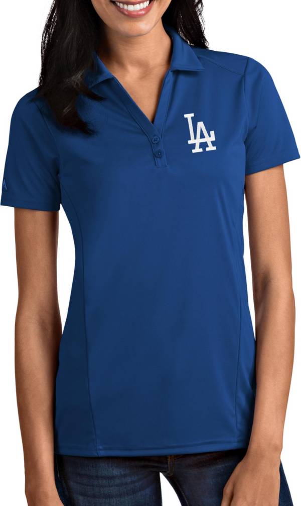 Antigua Women's Los Angeles Dodgers Tribute Royal Performance Polo