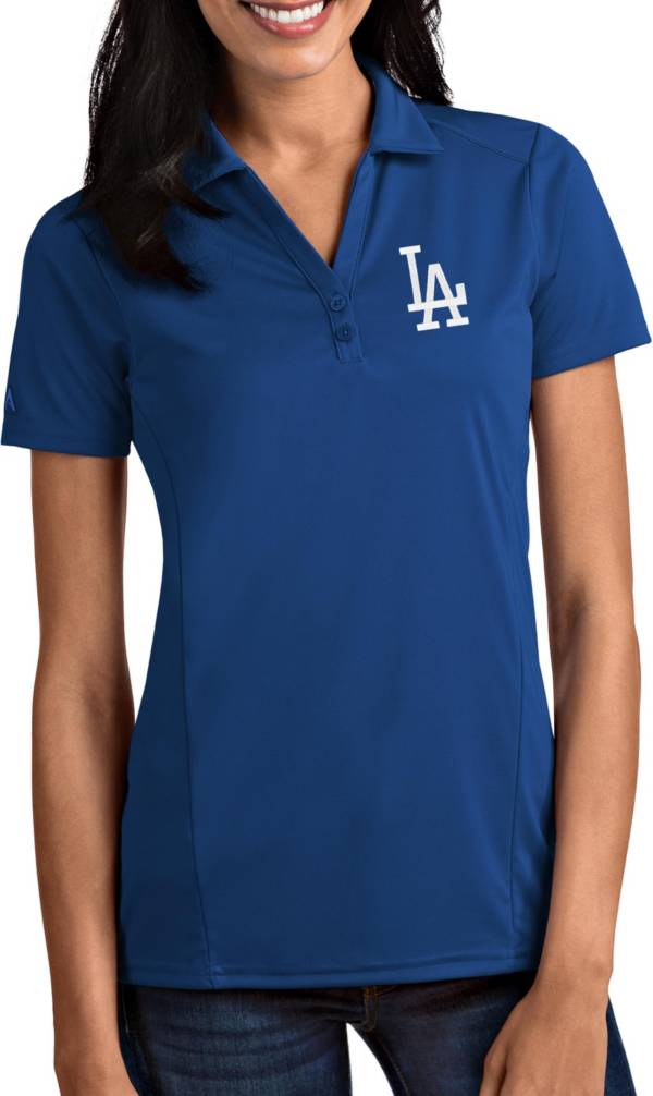Antigua Women's Los Angeles Dodgers Tribute Royal Performance Polo product image