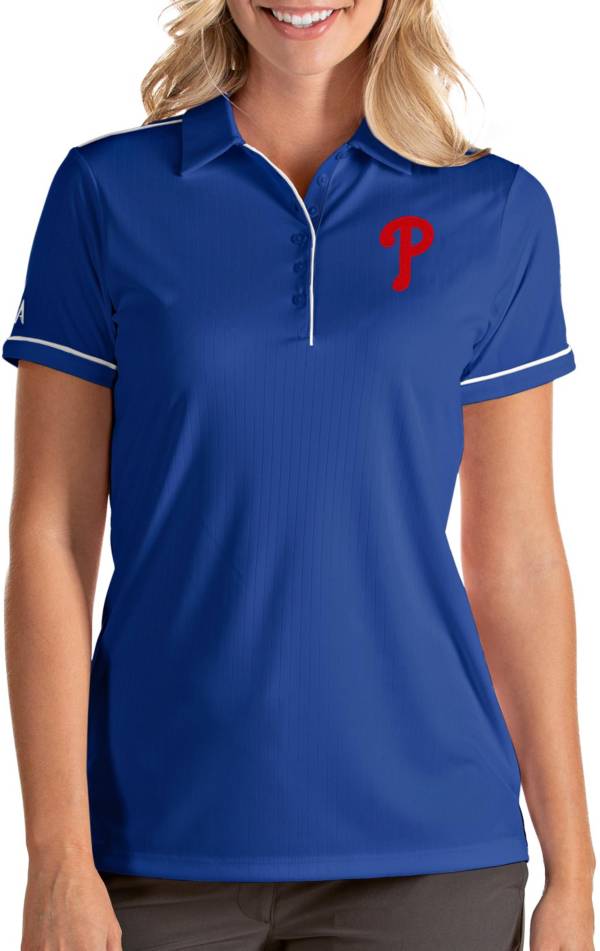 Antigua Women's Philadelphia Phillies Salute Royal Performance Polo