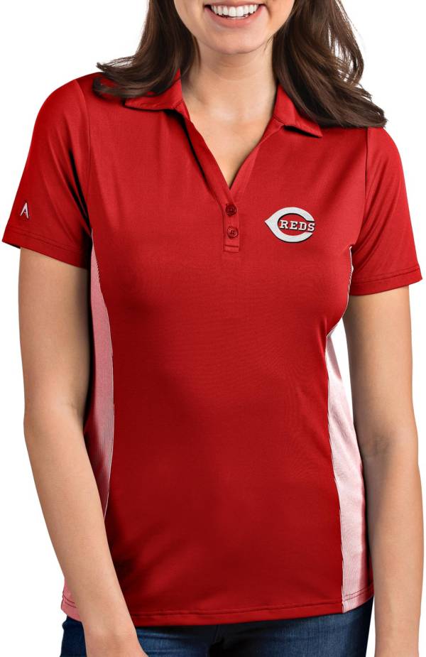 Antigua Women's Cincinnati Reds Venture Red Performance Polo