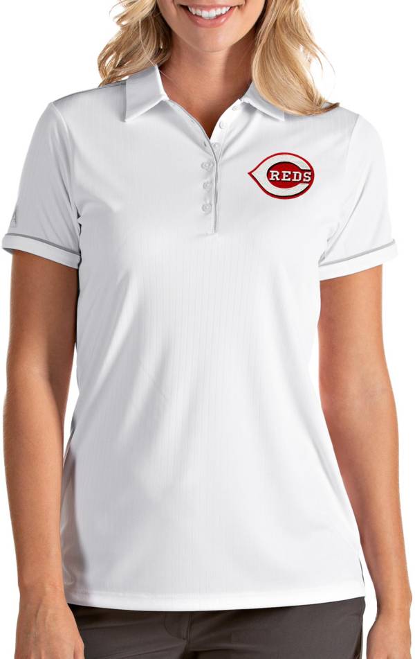 Antigua Women's Cincinnati Reds Salute White Performance Polo