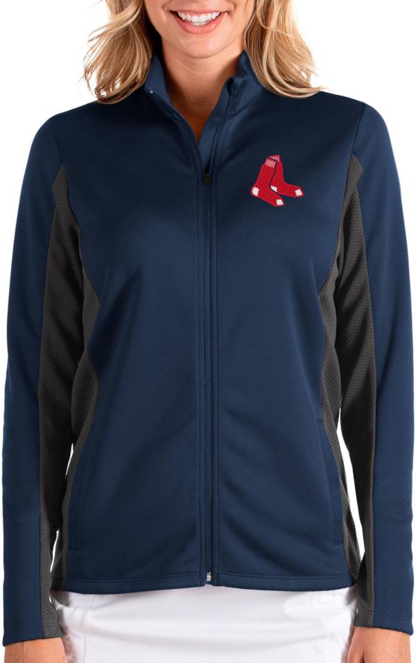 Antigua Women's Boston Red Sox Navy Passage Full-Zip Jacket