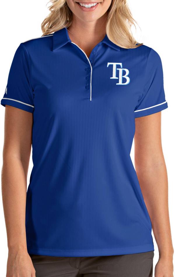 Antigua Women's Tampa Bay Rays Salute Royal Performance Polo