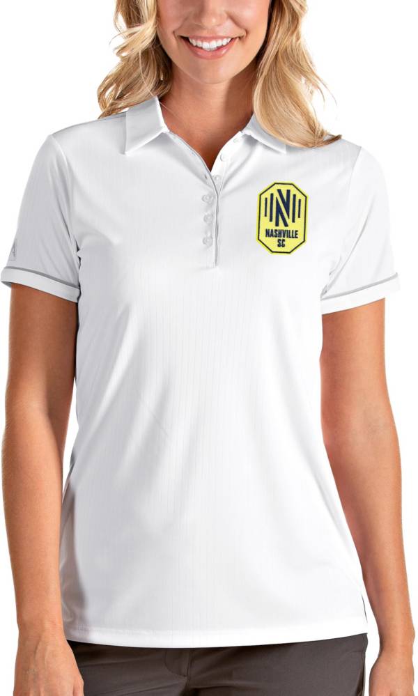 Antigua Women's Nashville SC Salute White Polo