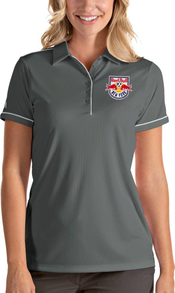 Antigua Women's New York Red Bulls Salute Grey Polo