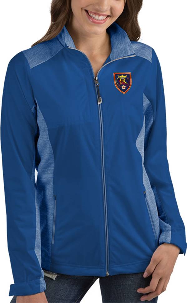 Antigua Women's Real Salt Lake Revolve Royal Full-Zip Jacket