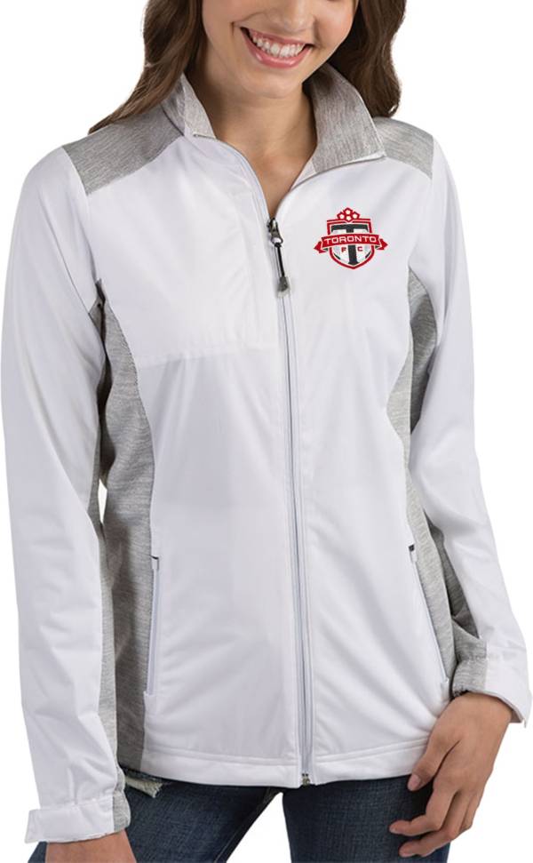 Antigua Women's Toronto FC Revolve White Full-Zip Jacket