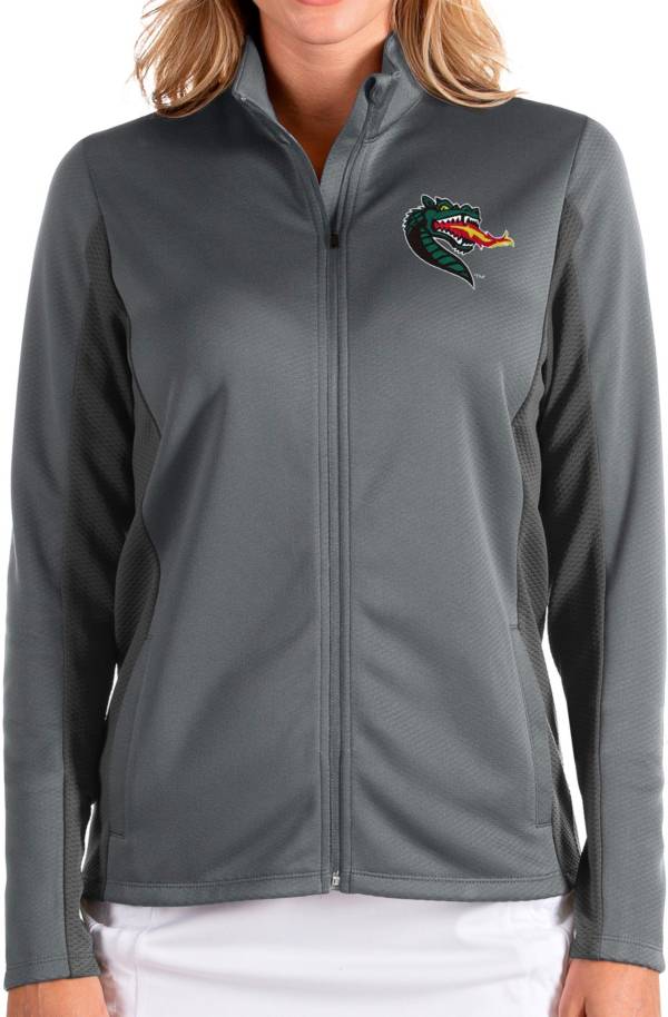 Antigua Women's UAB Blazers Grey Passage Full-Zip Jacket