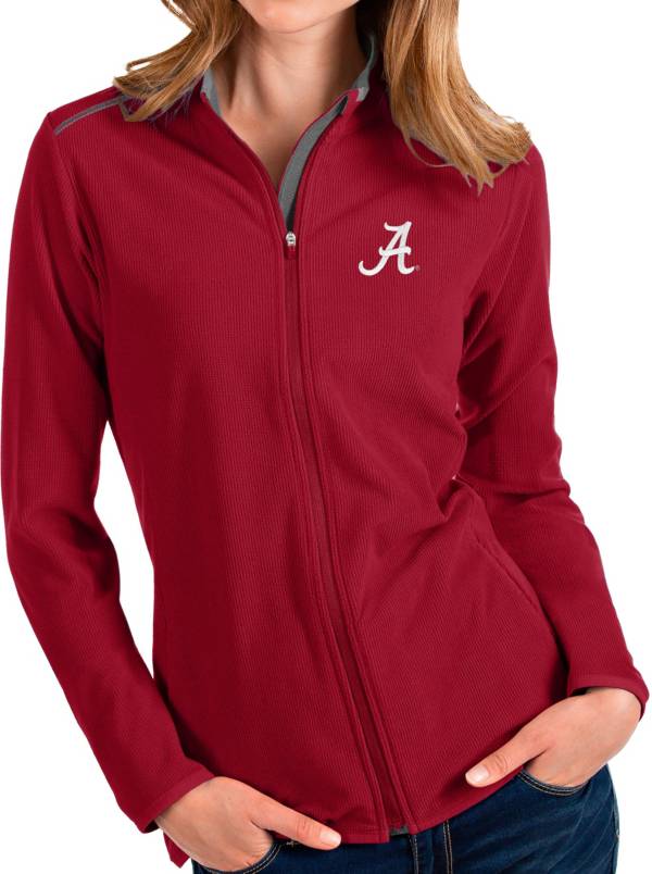 Antigua Women's Alabama Crimson Tide Crimson Glacier Full-Zip Jacket product image