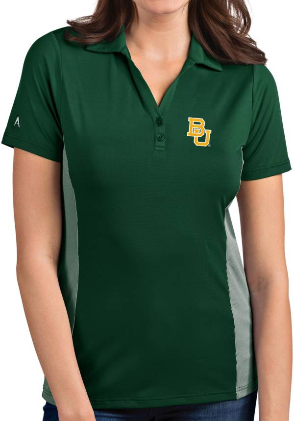 Antigua Women's Baylor Bears Green Venture Polo