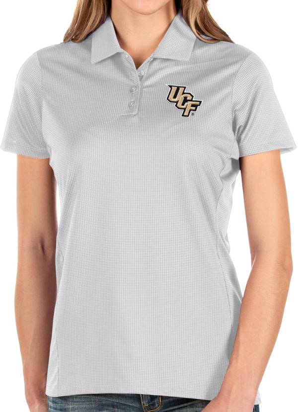 Antigua Women's UCF Knights Balance White Polo