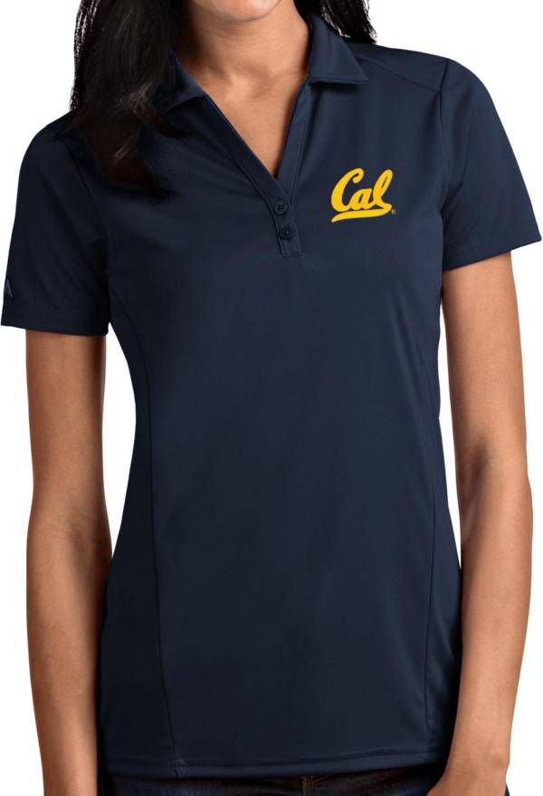 Antigua Women's Cal Golden Bears Blue Tribute Performance Polo