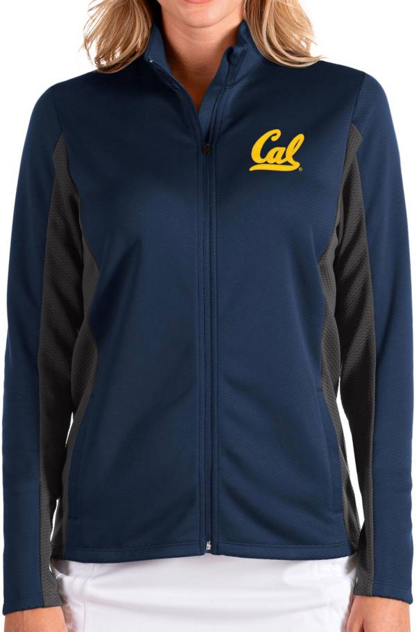 Antigua Women's Cal Golden Bears Blue Passage Full-Zip Jacket