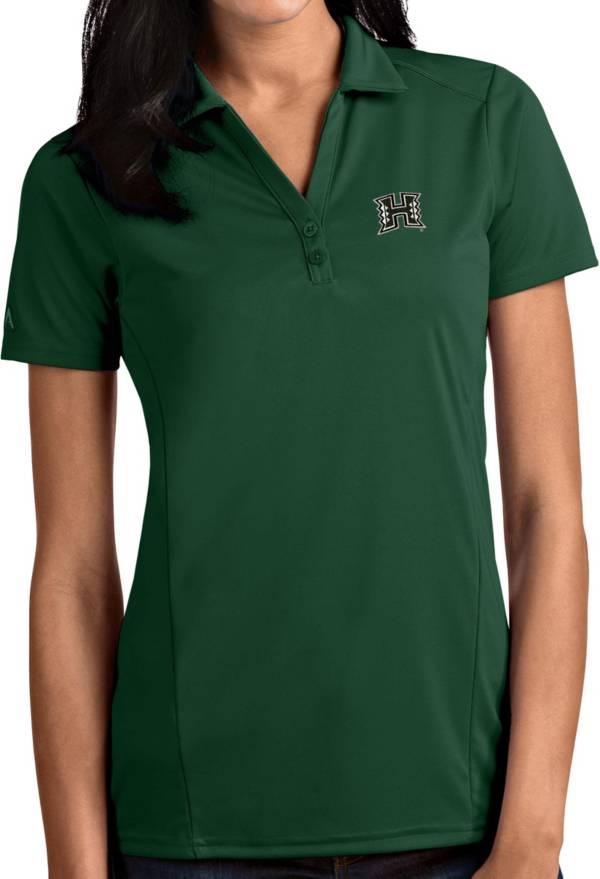 Antigua Women's Hawai'i Warriors Green Tribute Performance Polo