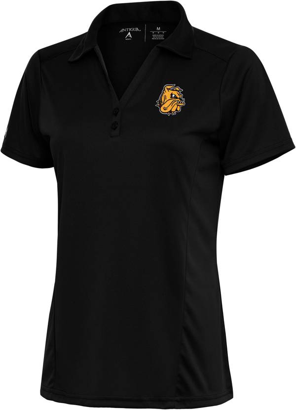 Antigua Women's Minnesota-Duluth Bulldogs Tribute Performance Black Polo