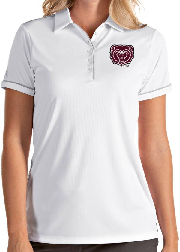 Antigua Women's Missouri State Bears Salute Performance White Polo