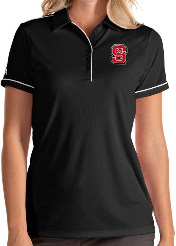 Antigua Women's NC State Wolfpack Salute Performance Black Polo product image