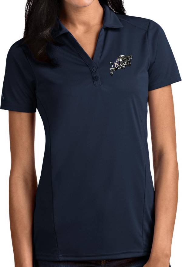 Antigua Women's Navy Midshipmen Navy Tribute Performance Polo