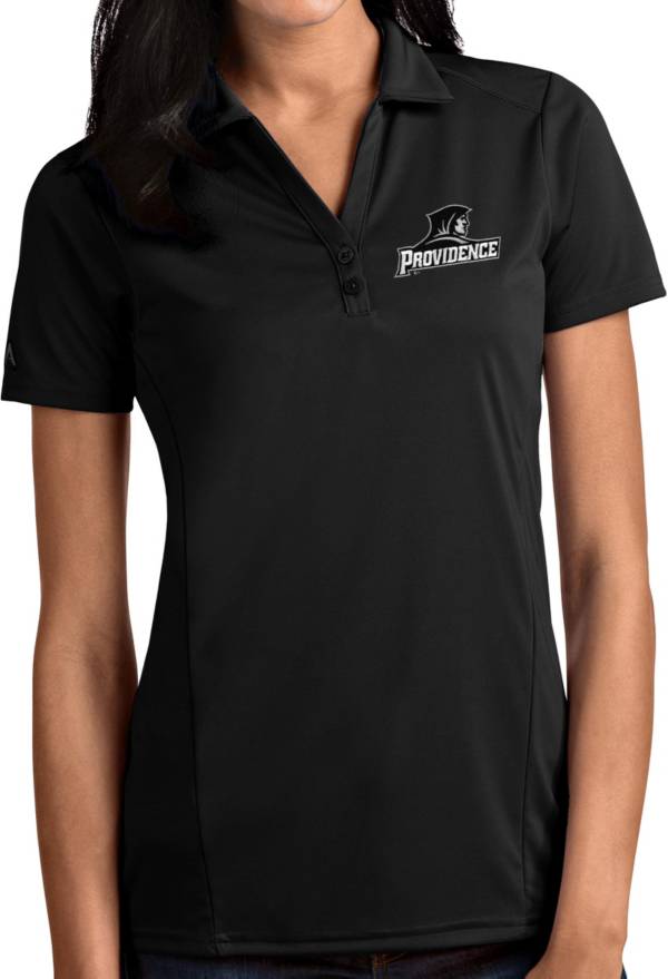 Antigua Women's Providence Friars Tribute Performance Black Polo