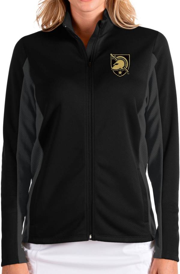 Antigua Women's Army West Point Black Knights Army Black Passage Full-Zip Jacket