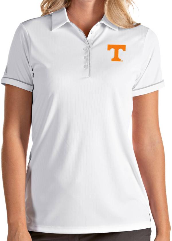 Antigua Women's Tennessee Volunteers Salute Performance White Polo