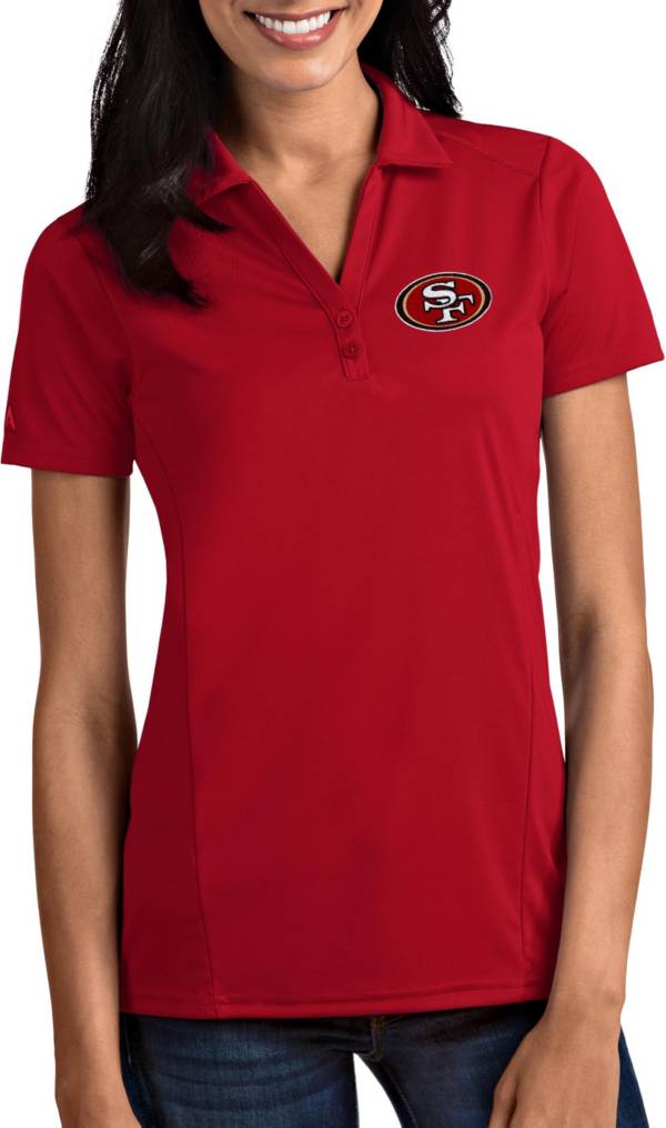 Antigua Women's San Francisco 49ers Tribute Red Polo