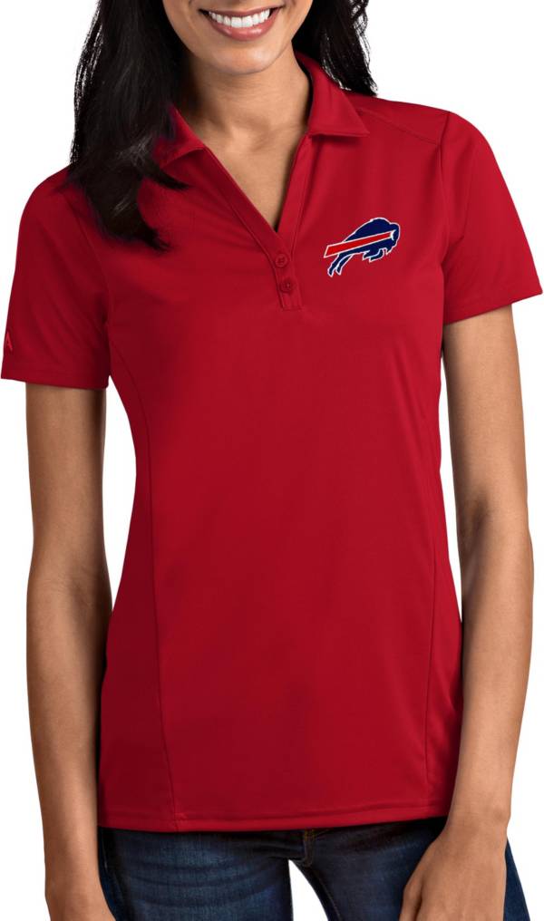 Antigua Women's Buffalo Bills Tribute Red Polo