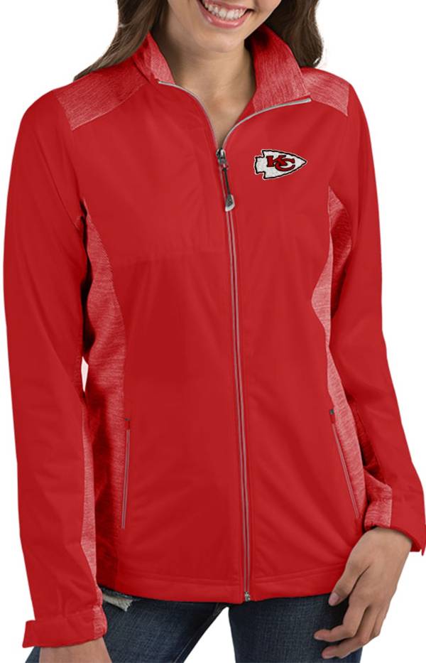 Antigua Women's Kansas City Chiefs Revolve Red Full-Zip Jacket