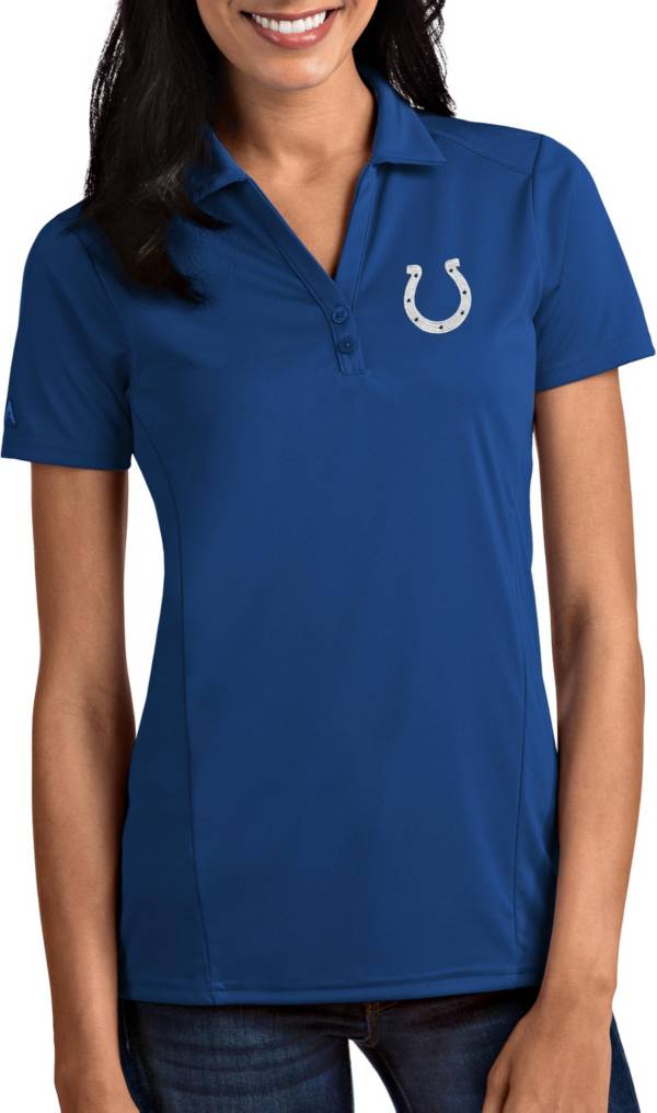 Antigua Women's Indianapolis Colts Tribute Royal Polo product image